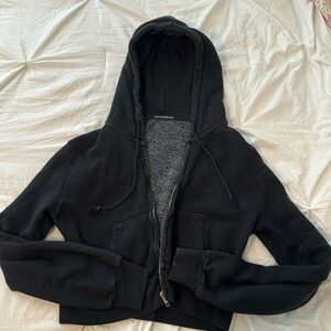 Brandy Melville cropped zip up jacket